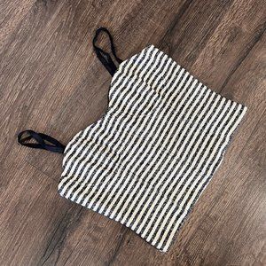 COPY - Alice and Olivia Stripped Corset Bustier Tank Top